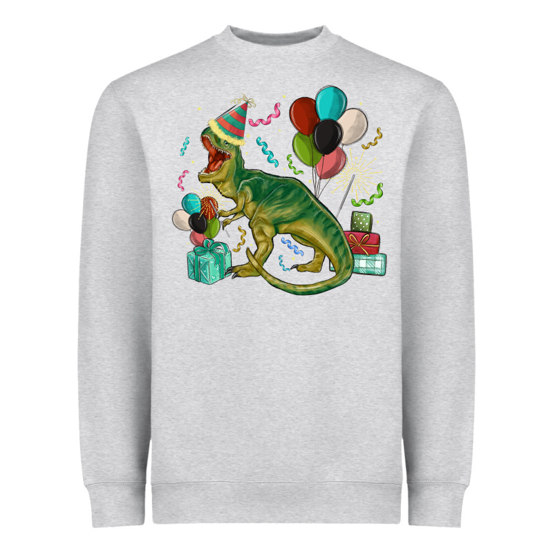 Party T Rex Heavyweight Sweatshirt by MaliasSmallBusiness | Teevron