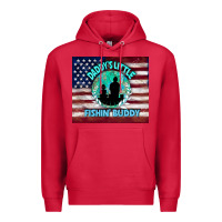 Cardinal daddy's little fishin buddy Premium Hoodie - TumblerDesignByShophia