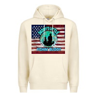 Sandshell daddy's little fishin buddy Premium Hoodie - TumblerDesignByShophia