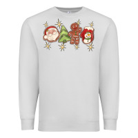 Dove Grey Christmas gingerbread cookies Premium Sweatshirt - texasbilliewilder