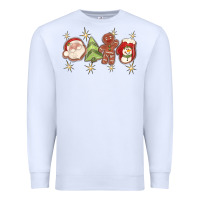White Christmas gingerbread cookies Premium Sweatshirt - texasbilliewilder