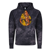 Cloud Black Fall Teardrop Vintage Hoodie - LillyAllenDesigns