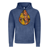 Vintage Denim Fall Teardrop Vintage Hoodie - LillyAllenDesigns
