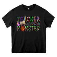 Black teacher of monster Heavy Core Tee - CowhideDigitalArt