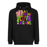 All Teacher Love Brains Heavyweight Hoodie | Teevron