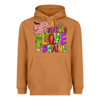Meerkat All Teacher Love Brains Heavyweight Hoodie - texasbilliewilder