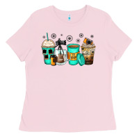 Bubblegum Pink photography coffee cups Ladies Tee - Zillion Design Studio