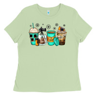 Matcha photography coffee cups Ladies Tee - Zillion Design Studio