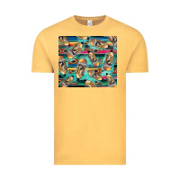 Vintage Mustard Western Teacher Pencil Vintage Tee - LillyAllenDesigns