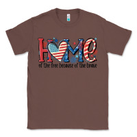 Chestnut home of the free because of the brave Classic Tee - MaliasSmallBusiness