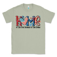 Matcha home of the free because of the brave Classic Tee - MaliasSmallBusiness