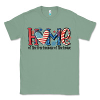 Sage home of the free because of the brave Classic Tee - MaliasSmallBusiness