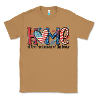 Toasted Coconut home of the free because of the brave Classic Tee - MaliasSmallBusiness