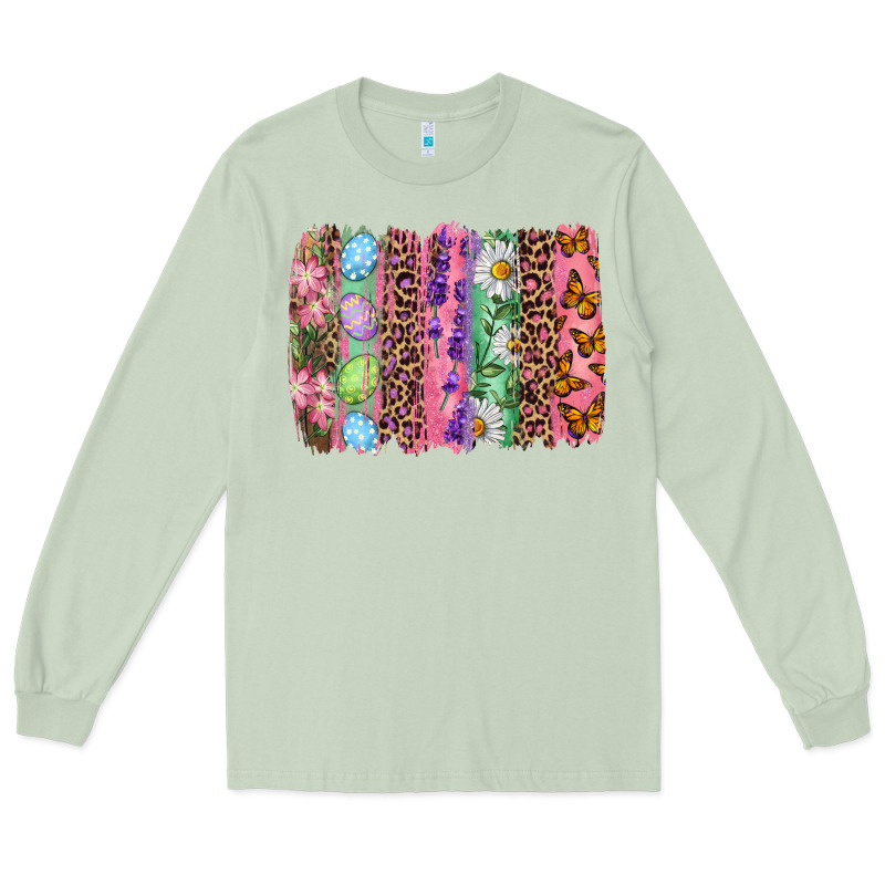 Western Easter Brushstroke Long Sleeve Tee by NancyCooperArtShop | Teevron