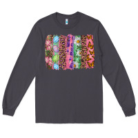 Smoke Western Easter brushstroke Long Sleeve Tee - NancyCooperArtShop