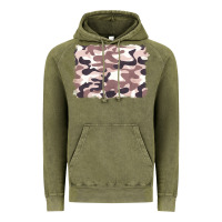 Milky Camouflage Vintage Hoodie | Teevron