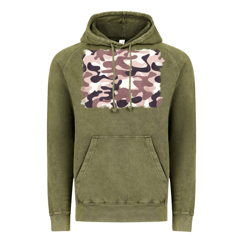 Milky Camouflage Vintage Hoodie by BarkalooDesign | Teevron