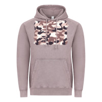 Vintage Zinc milky camouflage Vintage Hoodie - BarkalooDesign