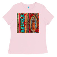 Bubblegum Pink abuela serape leopard tumbler 3 Ladies Tee - CTS Tumbler Store