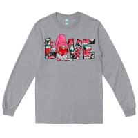 Heather Grey gnome love Long Sleeve Tee - JahusDesignShop