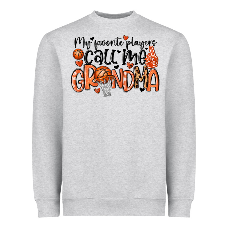 My Favorite Players Call Me Grandma Heavyweight Sweatshirt by MaliasSmallBusiness | Teevron