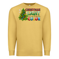 Christmas Light Are My Favorite Color Premium Sweatshirt | Teevron