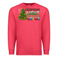 Cardinal Christmas light are my favorite color Premium Sweatshirt - NancyCooperArtShop