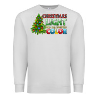Dove Grey Christmas light are my favorite color Premium Sweatshirt - NancyCooperArtShop