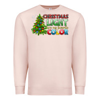 Pale Pink Christmas light are my favorite color Premium Sweatshirt - NancyCooperArtShop