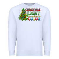 White Christmas light are my favorite color Premium Sweatshirt - NancyCooperArtShop