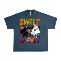Midnight Navy Sweet and spooky Urban Heavy Tee - NancyCooperArtShop