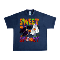 Navy Sweet and spooky Urban Heavy Tee - NancyCooperArtShop