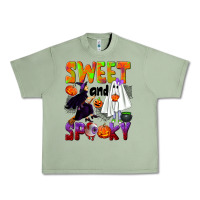 Oil Green Sweet and spooky Urban Heavy Tee - NancyCooperArtShop
