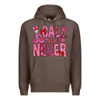 Coffee Call me never Valentine's Day Premium Hoodie - HowdyJamesFarm
