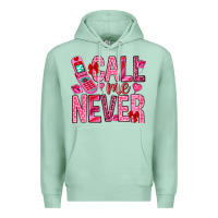 Seafoam Call me never Valentine's Day Premium Hoodie - HowdyJamesFarm