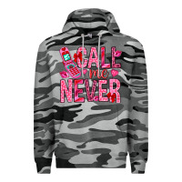 Slate Camo Call me never Valentine's Day Premium Hoodie - HowdyJamesFarm