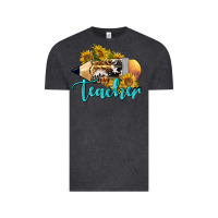 Vintage Black Western Teacher Pencil Vintage Tee - LillyAllenDesigns