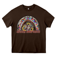 Chocolate Brown autism awareness Heavy Core Tee - SublimationCraftShop