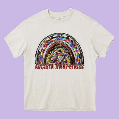 Autism Awareness Heavy Core Tee Designed By Sublimationcraftshop
