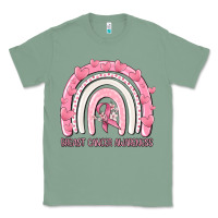 Sage breast cancer  awareness rainbow Classic Tee - MaliasSmallBusiness