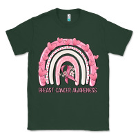 Sports Green breast cancer  awareness rainbow Classic Tee - MaliasSmallBusiness