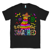 Black Let's Get Smashed Classic Tee - CowhideDigitalArt
