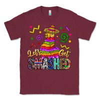 Burgundy Let's Get Smashed Classic Tee - CowhideDigitalArt