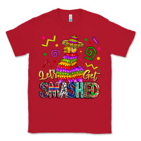 Red Let's Get Smashed Classic Tee - CowhideDigitalArt