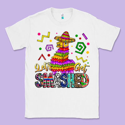 Let's Get Smashed Classic Tee Designed By Cowhidedigitalart