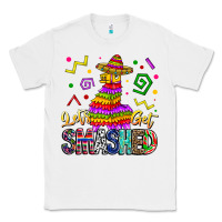 White Let's Get Smashed Classic Tee - CowhideDigitalArt