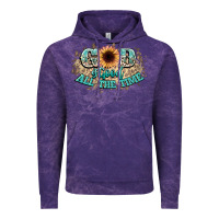 Cloud Purple god is good all the time Vintage Hoodie - NancyCooperArtShop