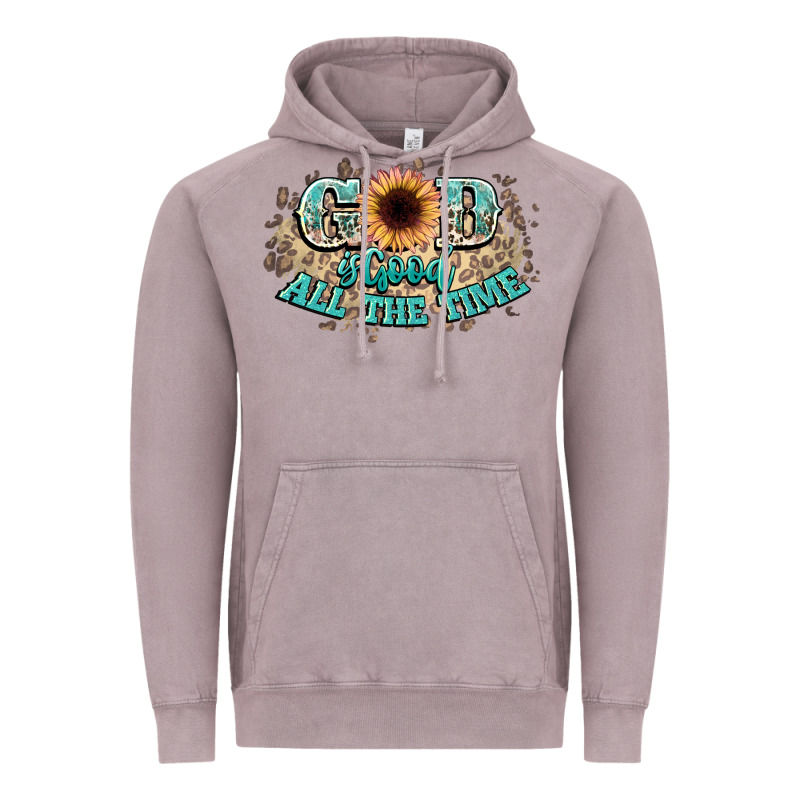 God Is Good All The Time Vintage Hoodie by NancyCooperArtShop | Teevron