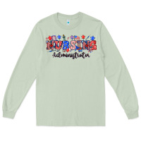 Matcha 4th of july nursing administrator Long Sleeve Tee - NancyCooperArtShop