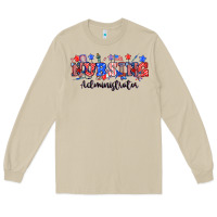 Mushroom 4th of july nursing administrator Long Sleeve Tee - NancyCooperArtShop